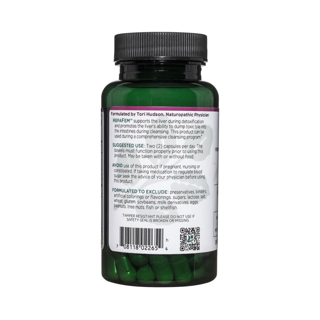 Vitanica Hepafem bottle pour shot highlights easy daily use.
