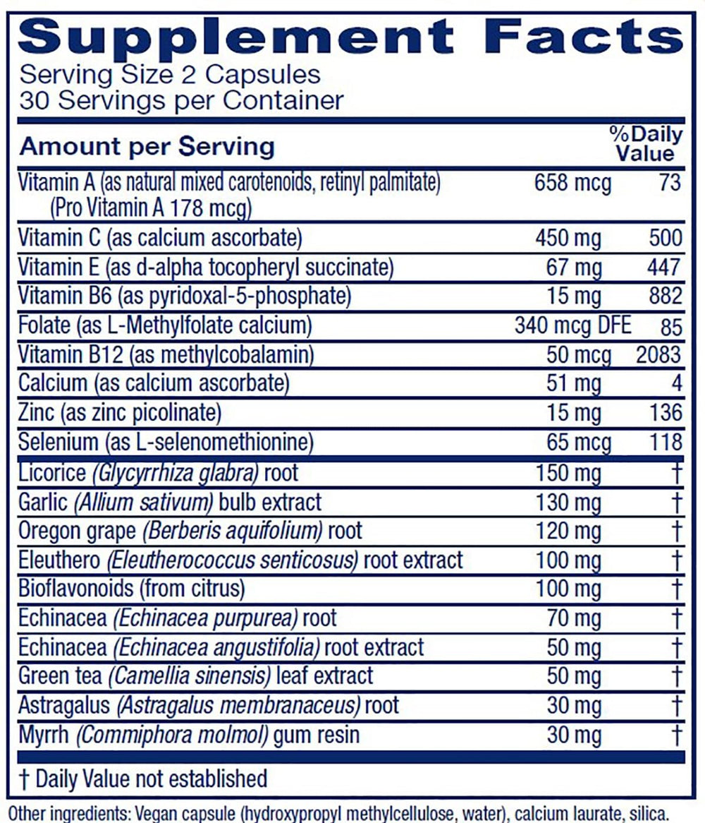 Vitanica Immune Symmetry capsules in bottle for daily use.
