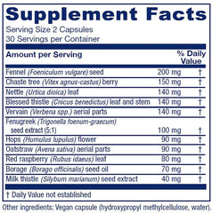 Vitanica Lactation Blend herbs, fennel and milk thistle for lactation support