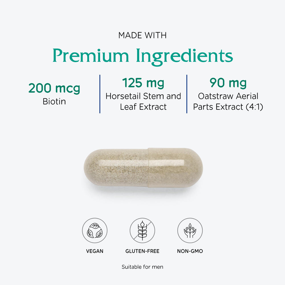 Vitanica Luminous bottle in hand for on-the-go beauty support.