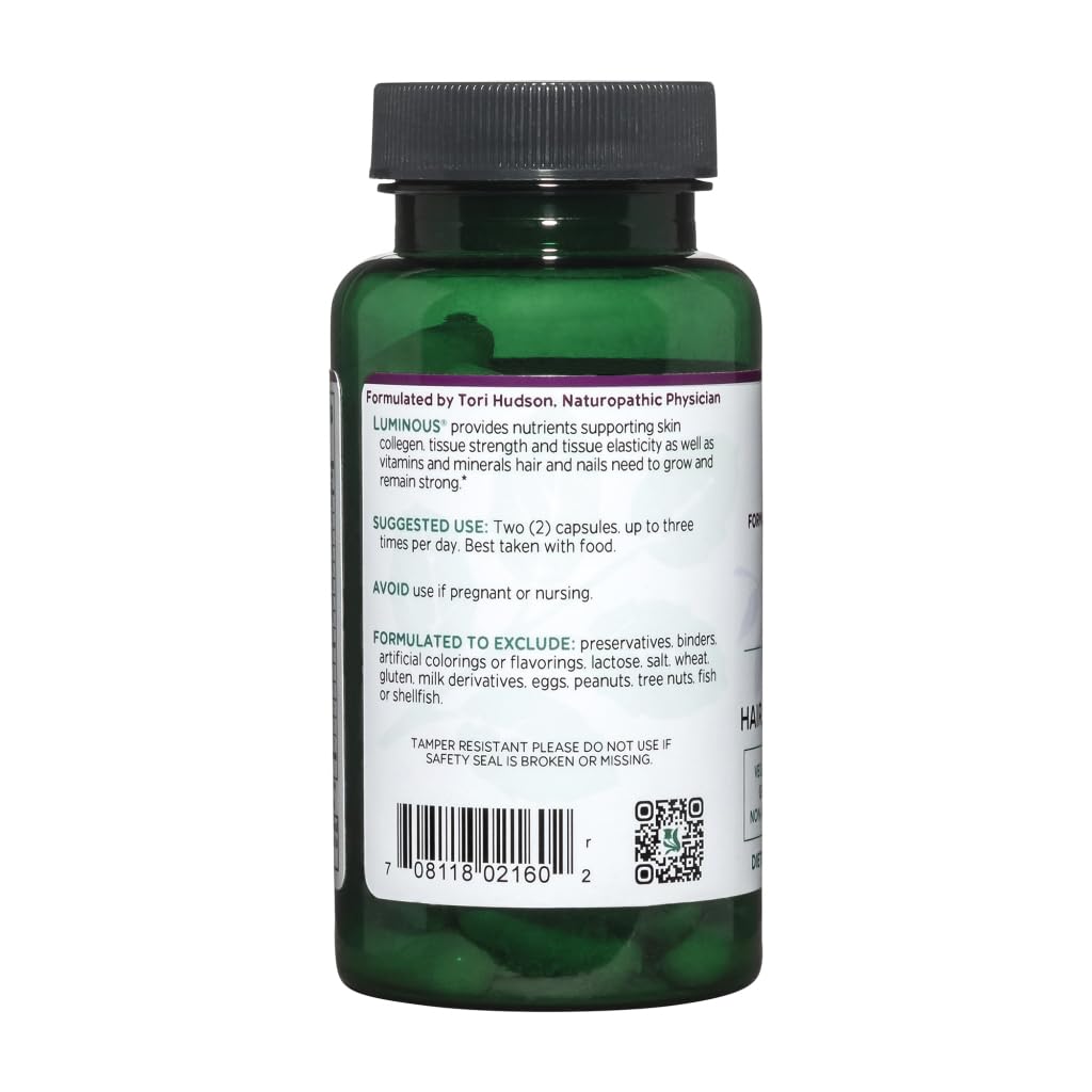 Vitanica Luminous hair-skin-nails routine image suggesting daily use