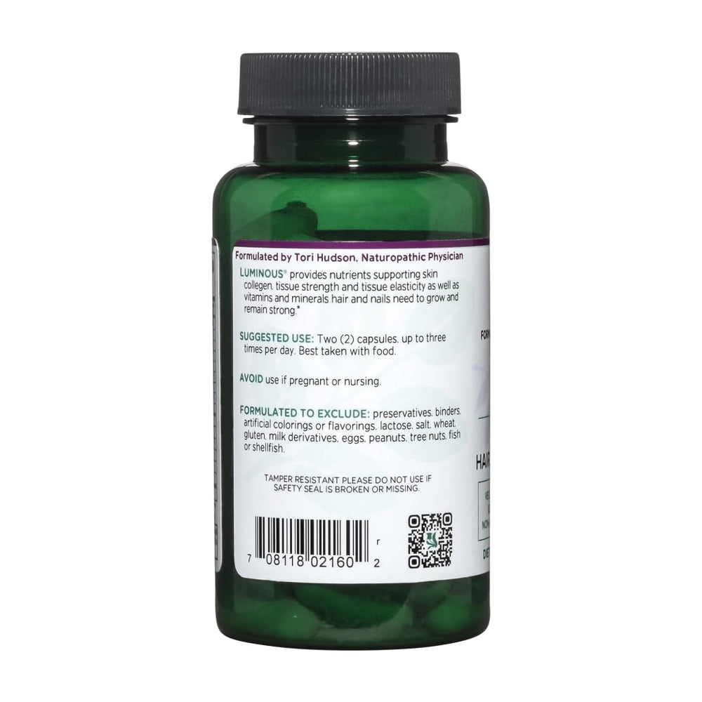 Vitanica Luminous hair-skin-nails routine image suggesting daily use