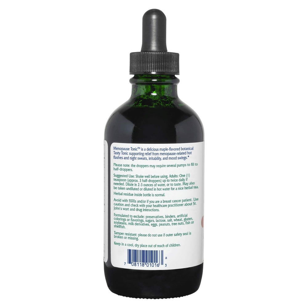 Vitanica Menopause Tonic dropper image ready for easy daily dosing.