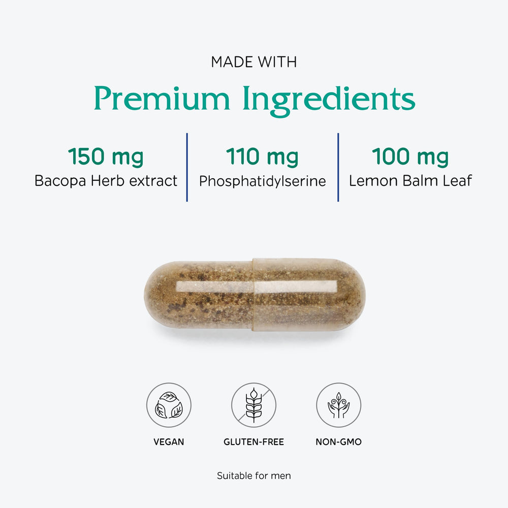 MindBlend bottle showing Made in USA and GMP-certified quality