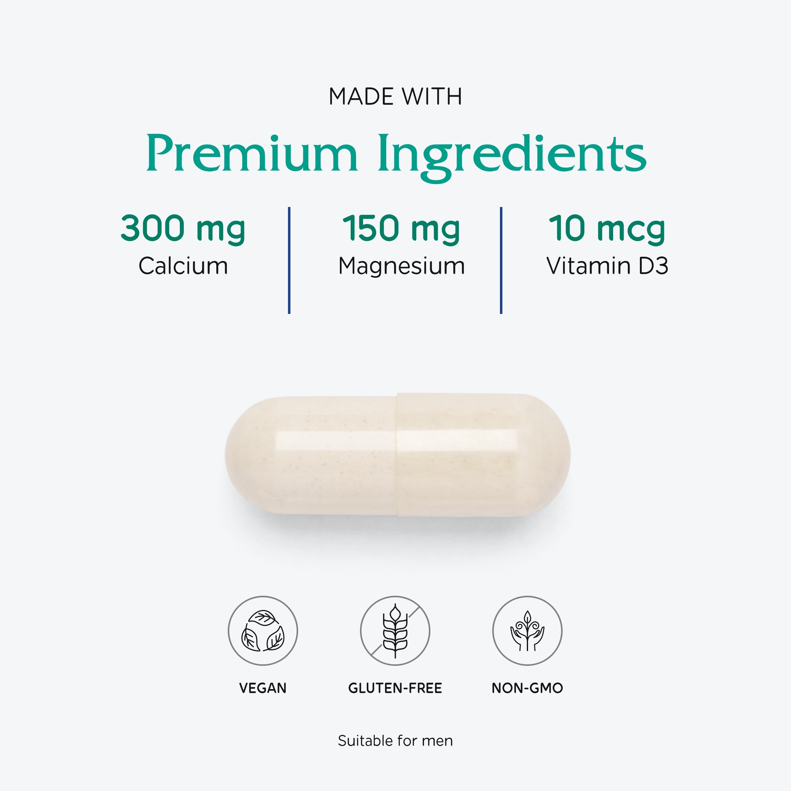 OsteoBlend packaging box emphasizes vegan and non-GMO ingredients.