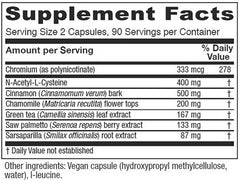 Vitanica OvaBlend: etiqueta frontal destacando su fórmula para equilibrio hormonal.