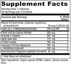 Vitanica Ovum A.M. bottle with label shows morning-use supplement.