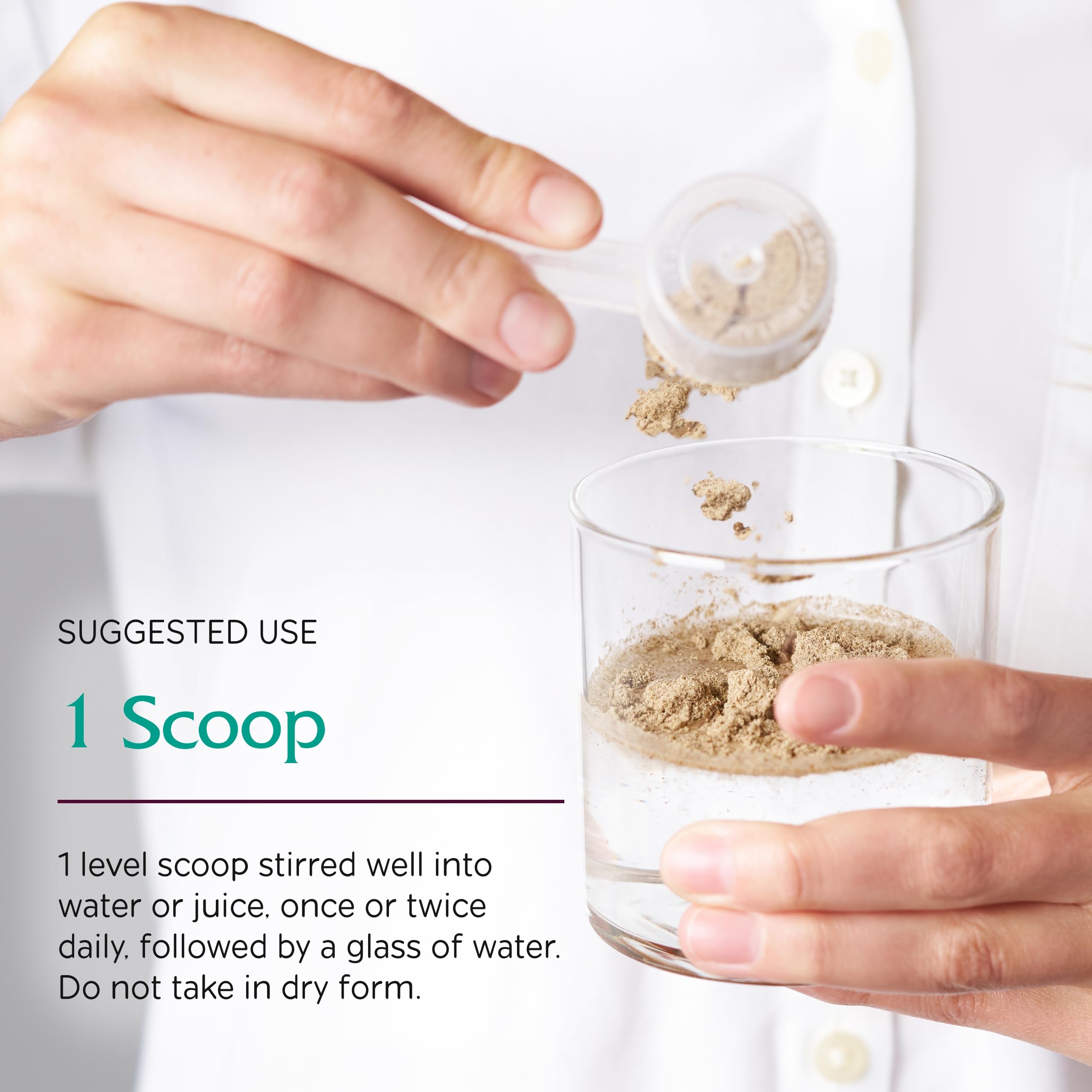 Product label highlights non-GMO and vegan formulation