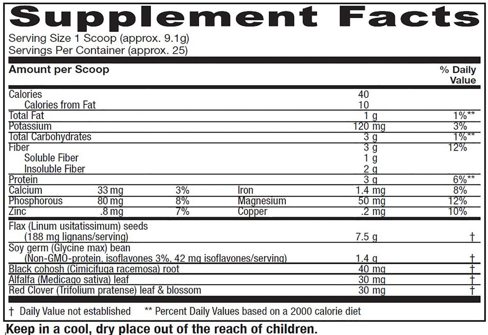 Vitanica PhytoEstrogen Herbal measuring scoop for precise dosing