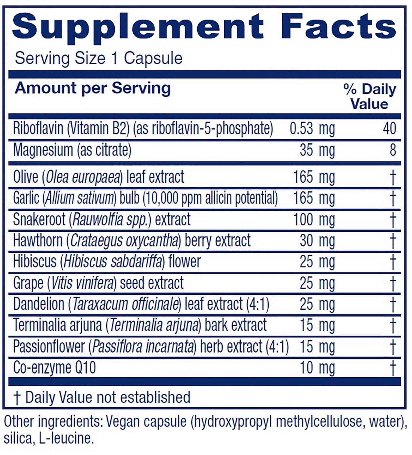 Close-up of Rauwolfia Extra capsules highlighting vegan formula for daily wellness.