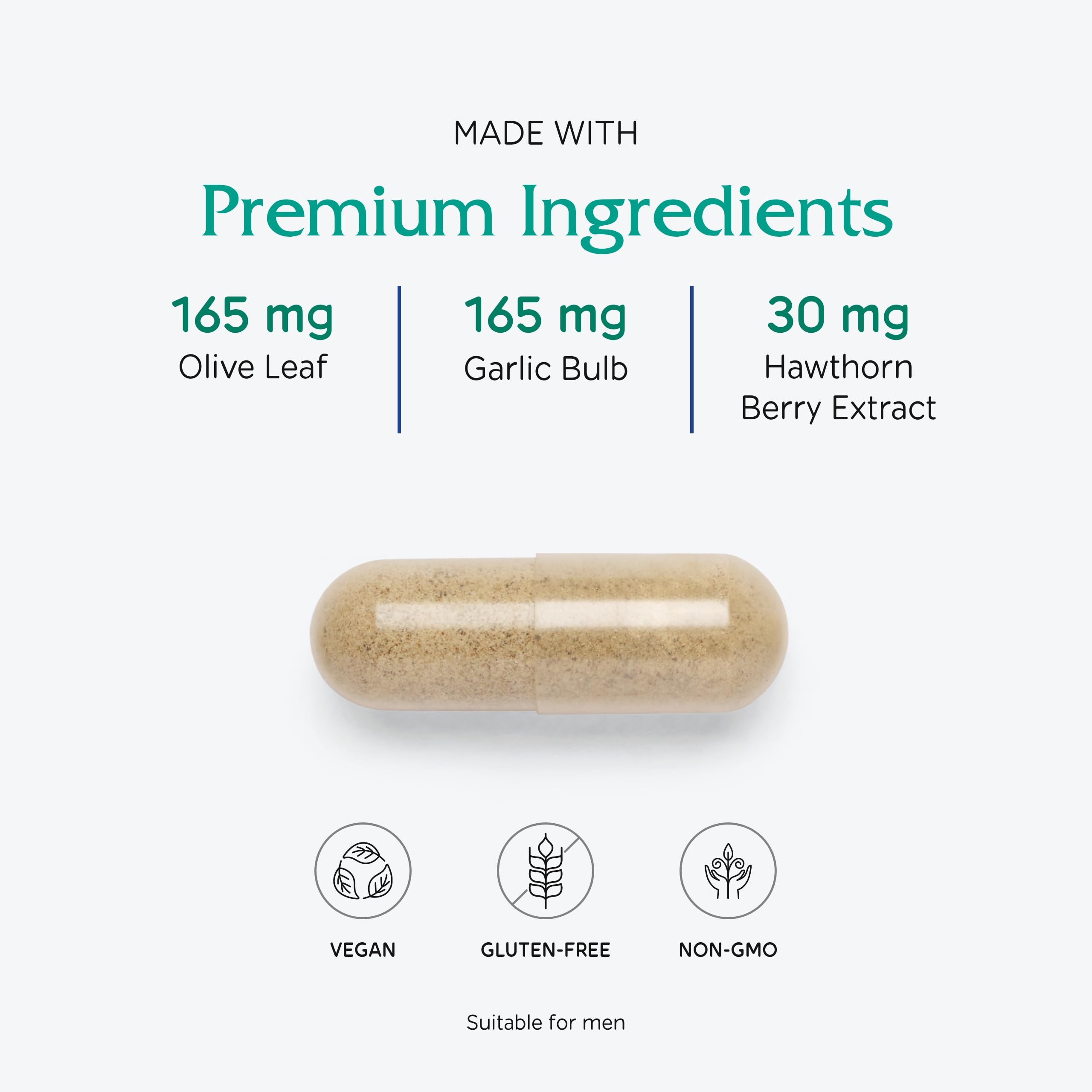 Packaging image emphasizes USA-made GMP quality and allergen-free assurance.