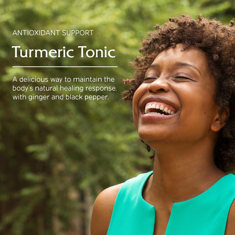 Vitanica Turmeric Tonic drops for convenient dosing and immune‑friendly support.