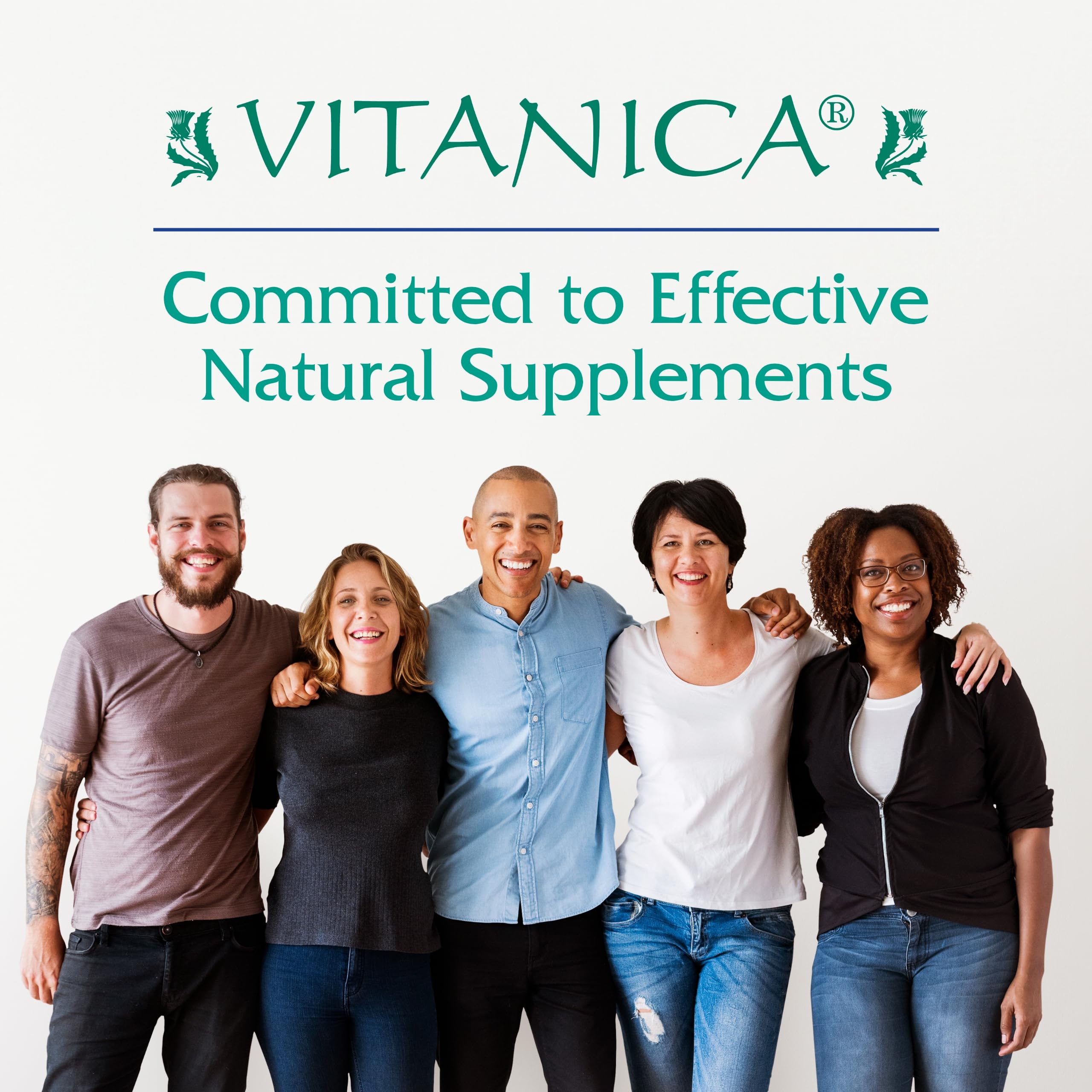 Vitanica VeinoBlend packaging emphasizes vegan product designed for longevity.