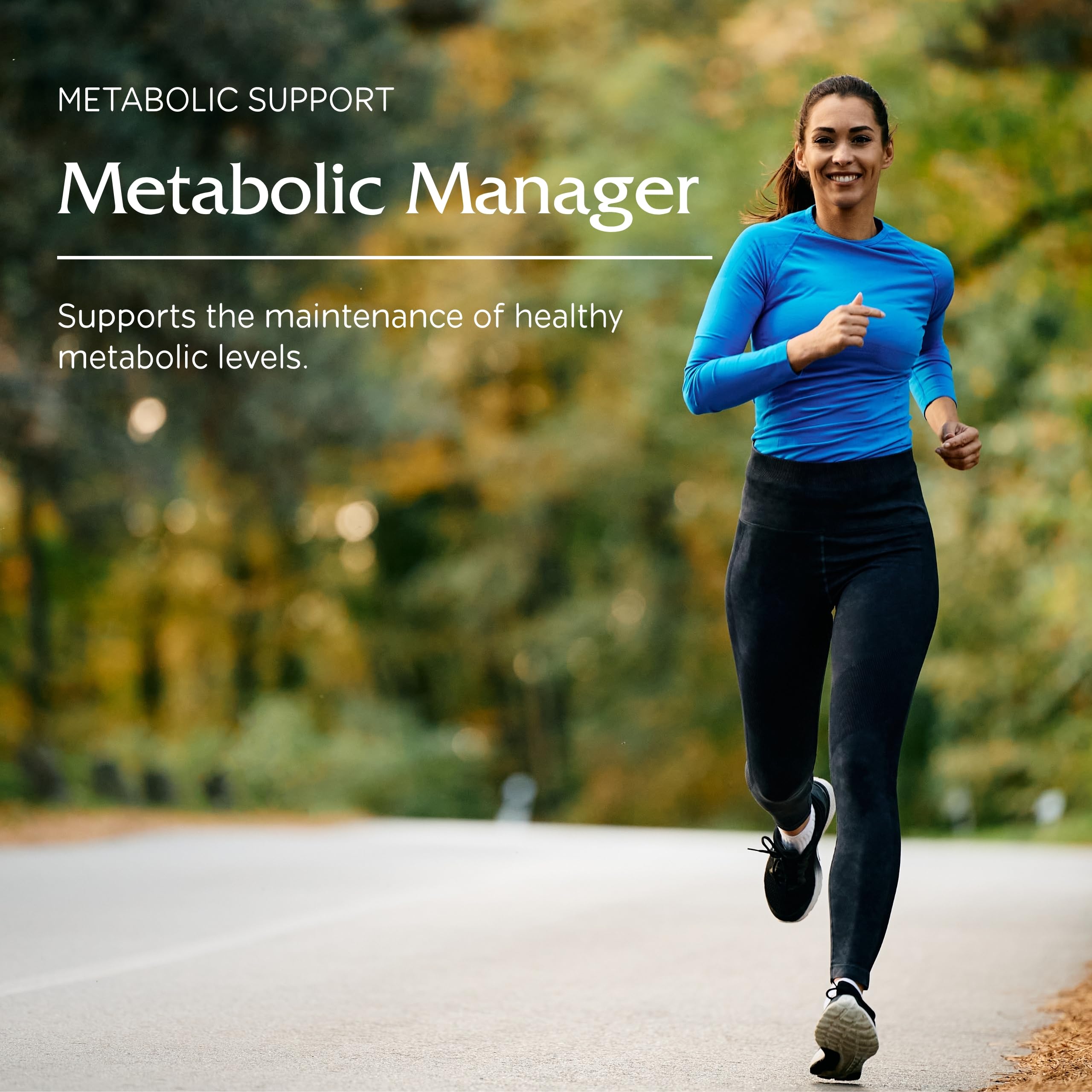 Label close-up of Vitanica Metabolic Manager emphasizing NAC and turmeric ingredients