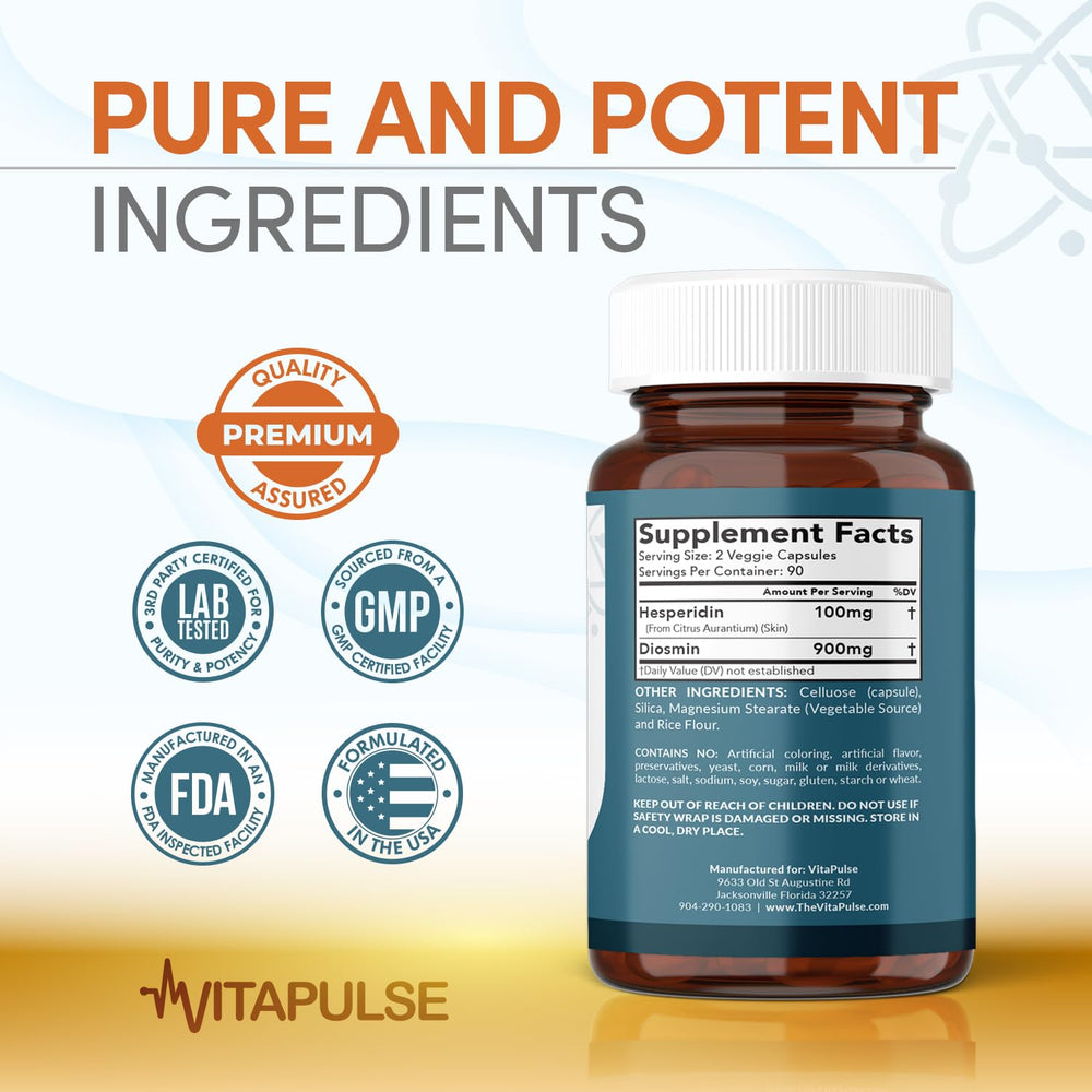 VitaPulse packaging shows a 90-days supply for budgeting.