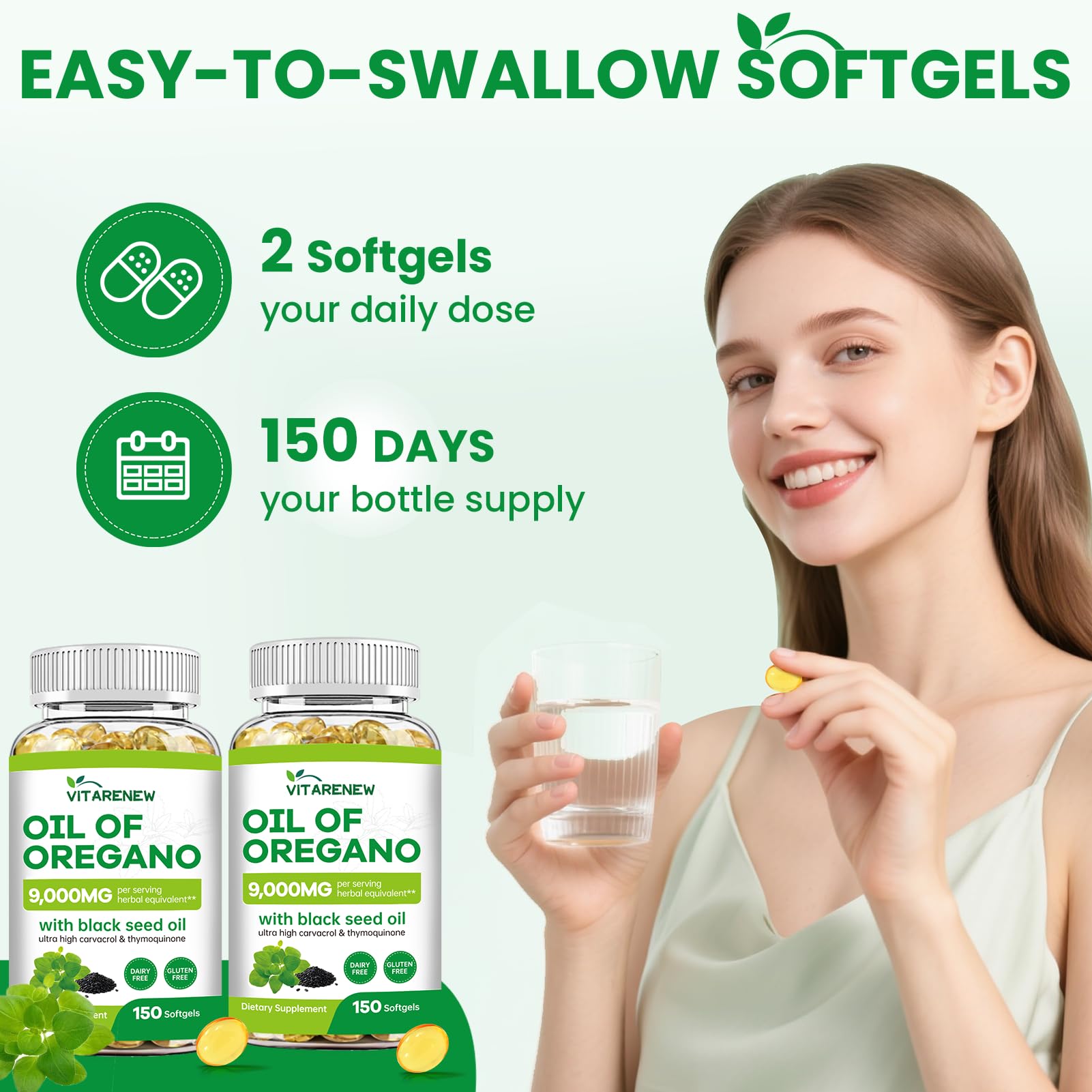 VITARENEW capsule pour showing easy daily intake