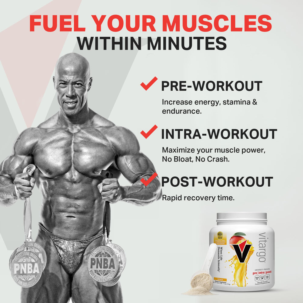 Athlete uses Vitargo during a workout to maintain explosive energy.