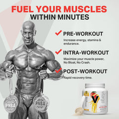 Athlete uses Vitargo during a workout to maintain explosive energy.