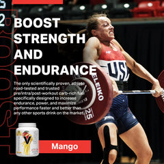 Closeup of Vitargo bottle label highlighting vegan, sugar-free formulation