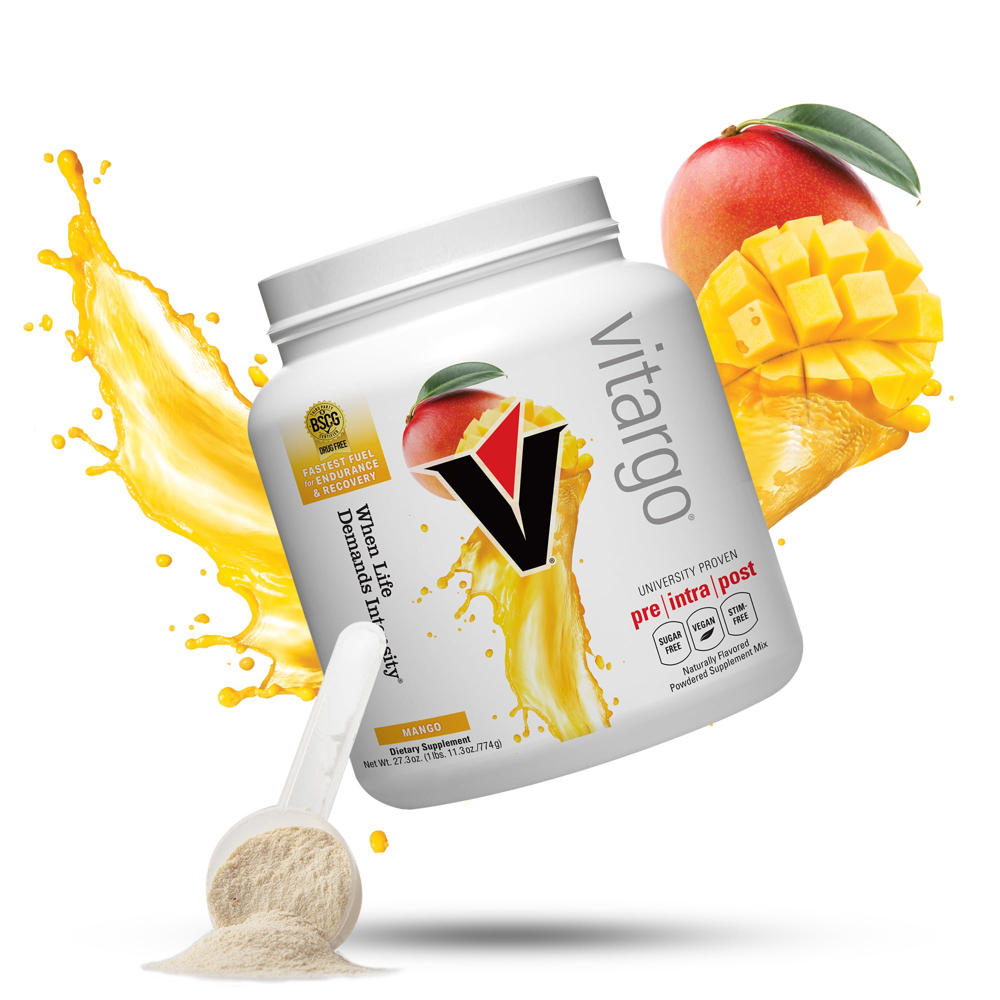 Vitargo carb powder bottle with science-backed formula for energy and endurance.
