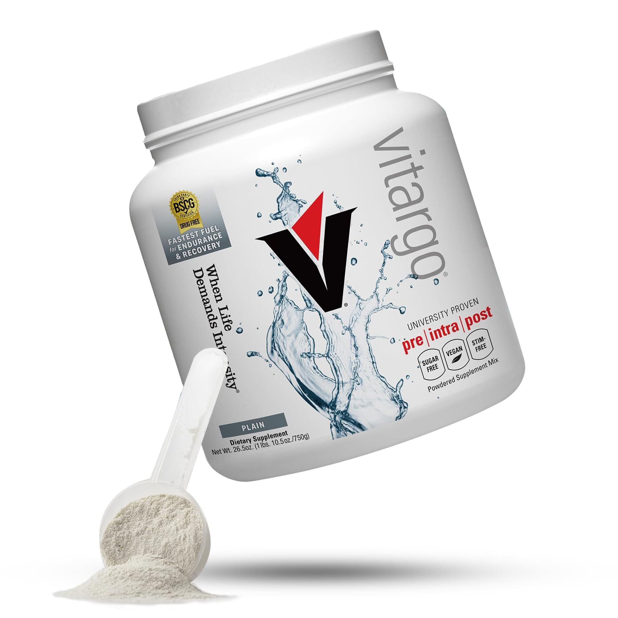 Vitargo carbohydrate powder in a 1lb tub for fast glycogen support