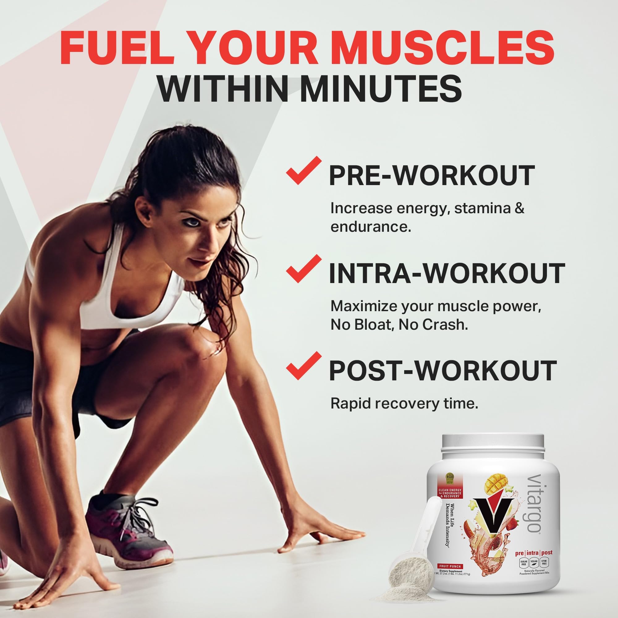 Vitargo intra workout drink aiding endurance during intense sessions