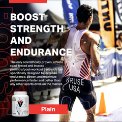 Vitargo label highlights sugar-free vegan gluten-free benefits for clean fueling