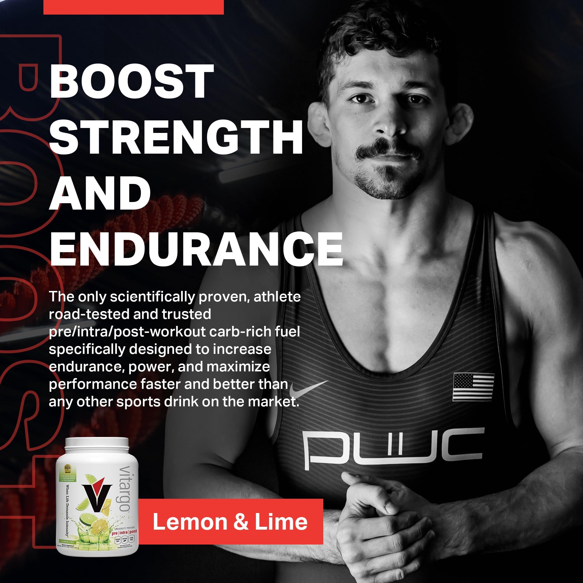 Vitargo lemon-lime mixed in glass, smooth recovery beverage after intense sessions.