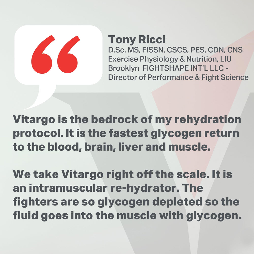 Vitargo post-workout recovery mix helps replenish glycogen and support training recovery