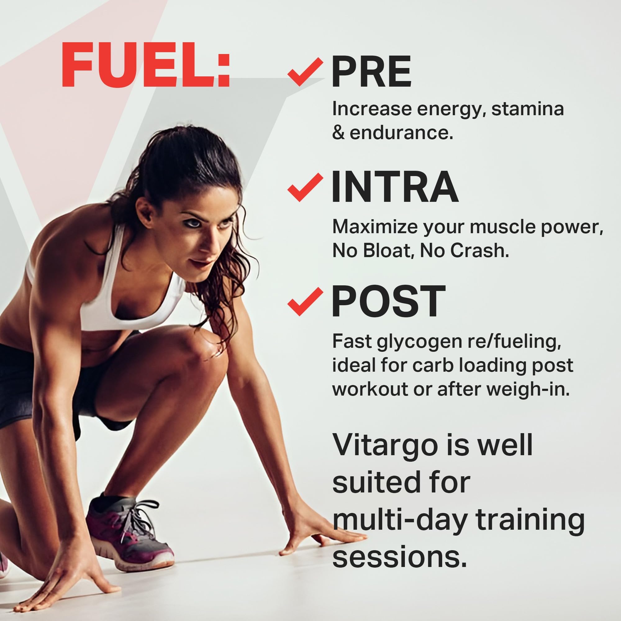 Vegan, non-GMO, gluten-free Vitargo with clean label certification