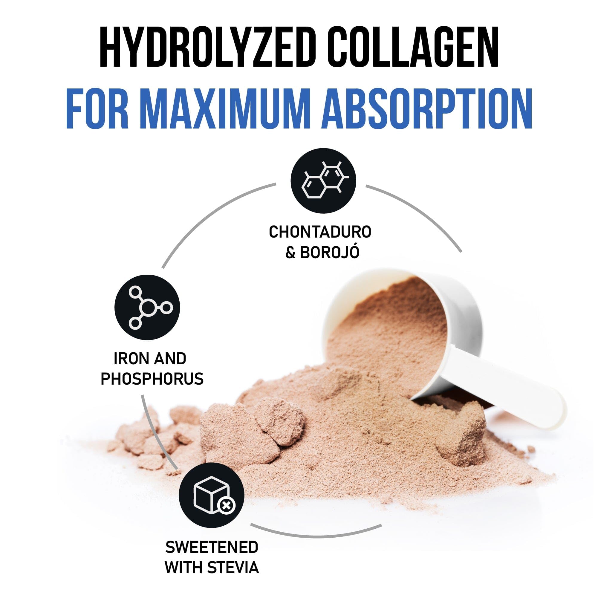 VITASEI zero sugar chocolate collagen helps you enjoy flavor without added sugar.