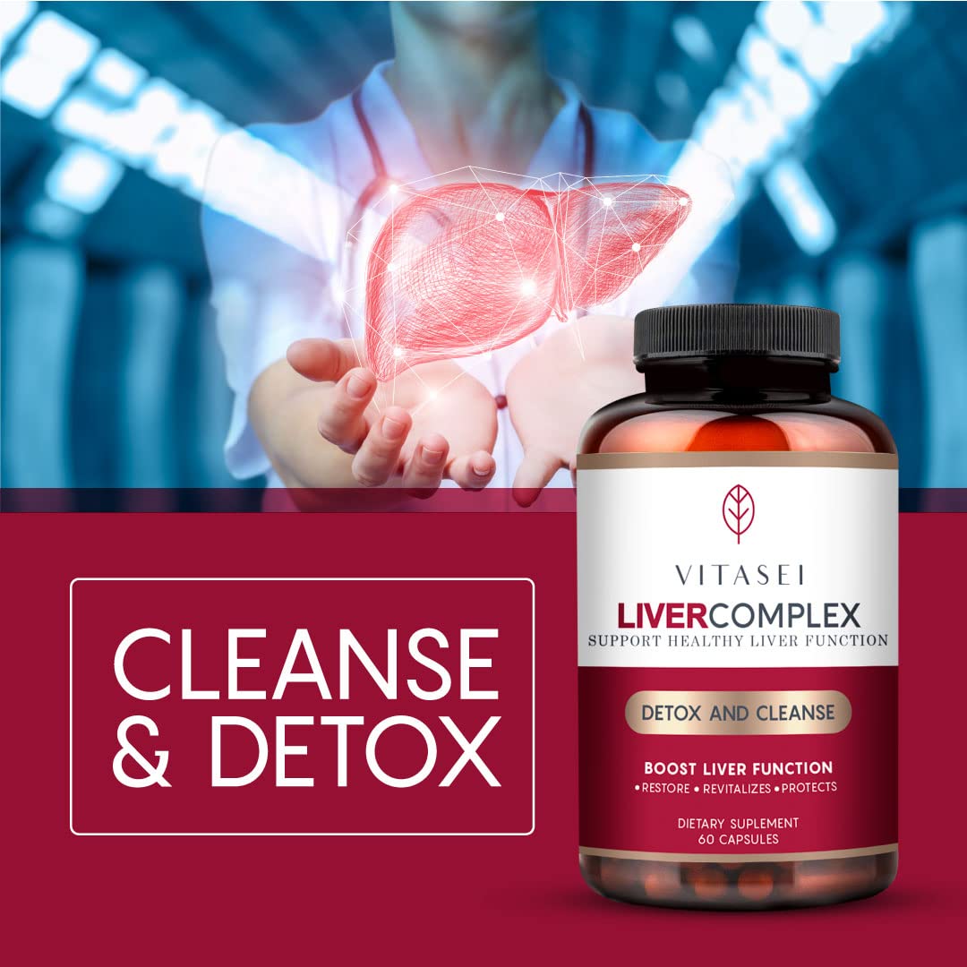 Packaging image shows 3-box bundle of VITASEI Liver Cleanse.
