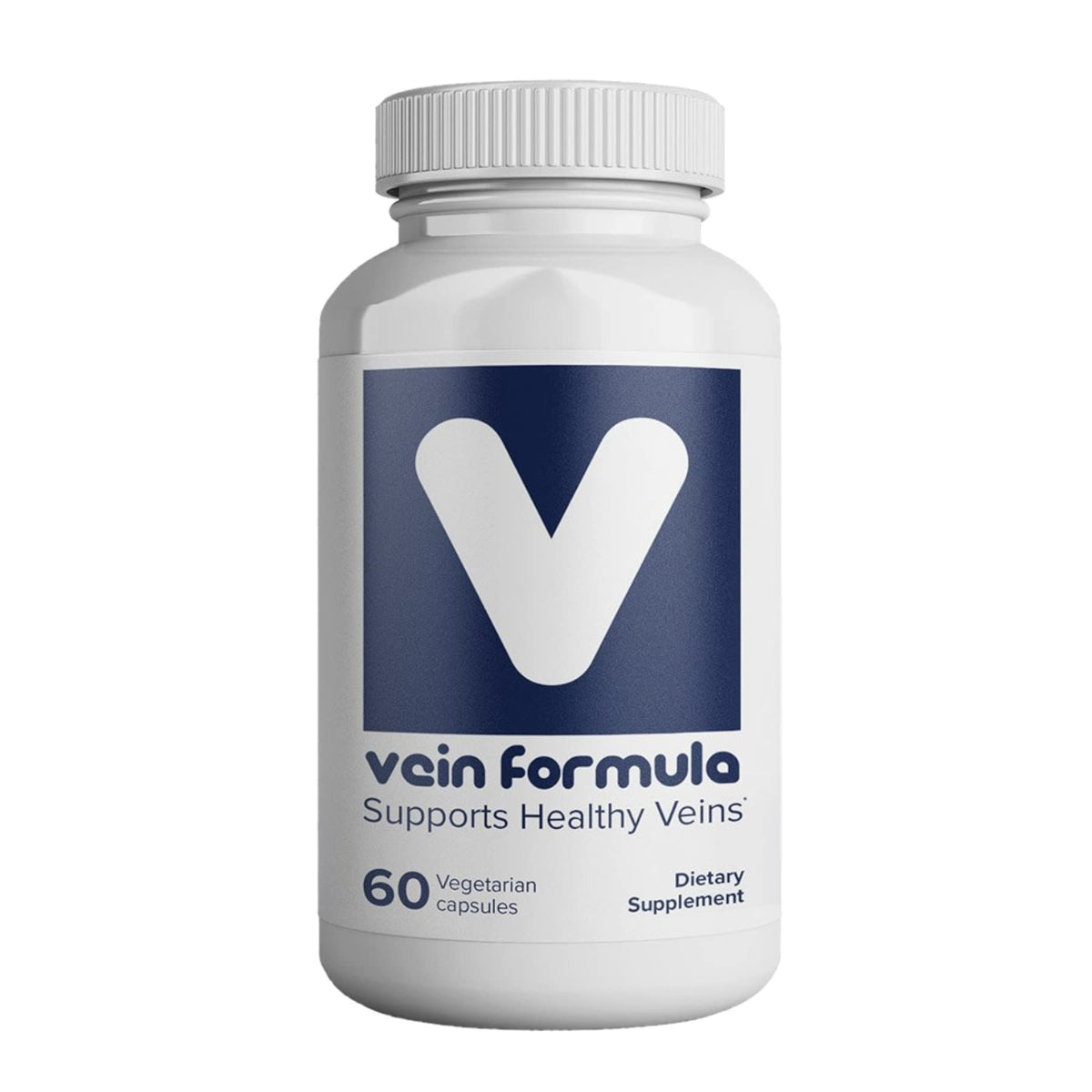 VITASUPPORTMD Vein Formula bottle highlighting MPFF blend for leg vein support.
