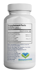 Close-up of VITASUPPORTMD capsules showing micronized flavonoids for improved absorption.