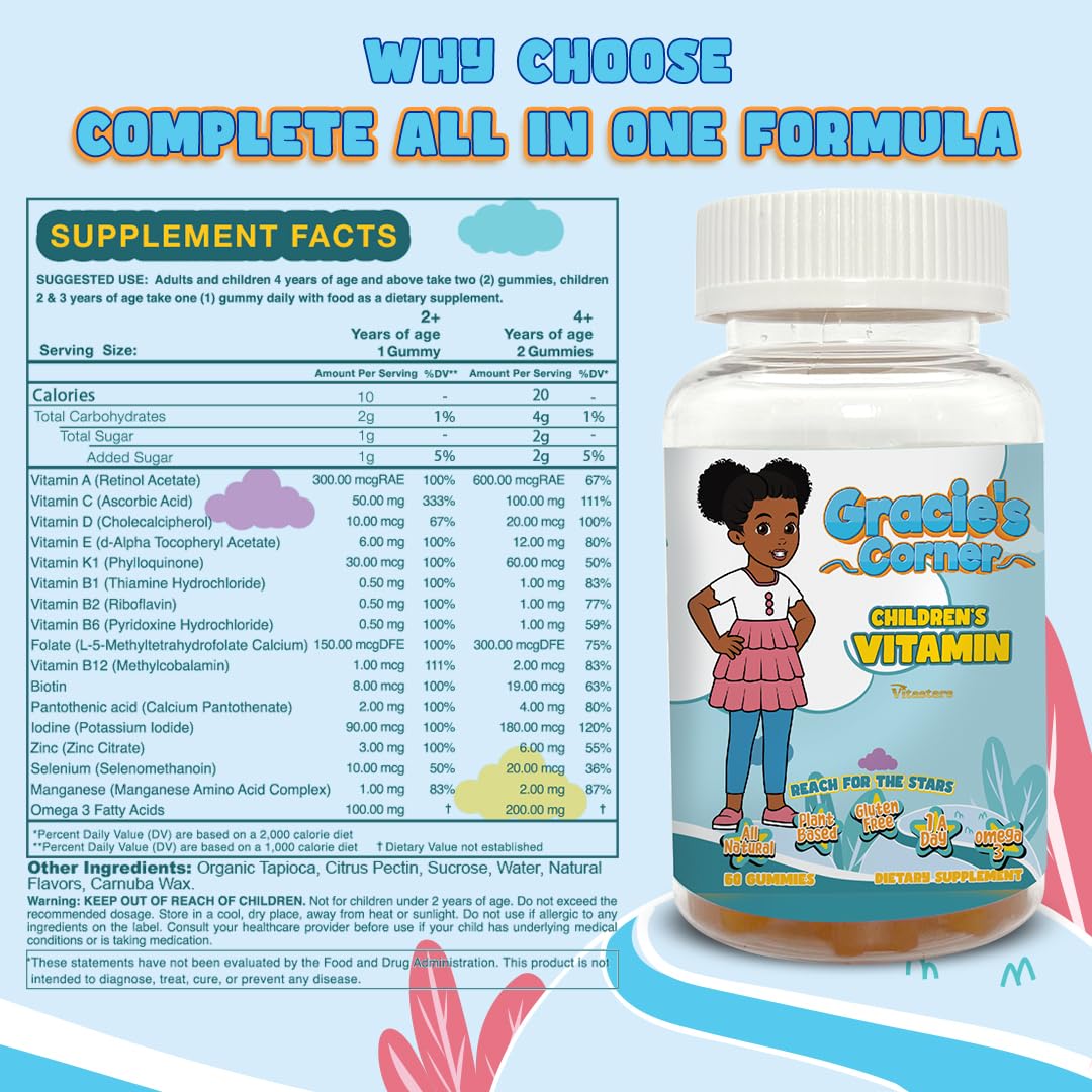 Vitastars Gracie's Corner Stars 60-count pack for convenient daily use.