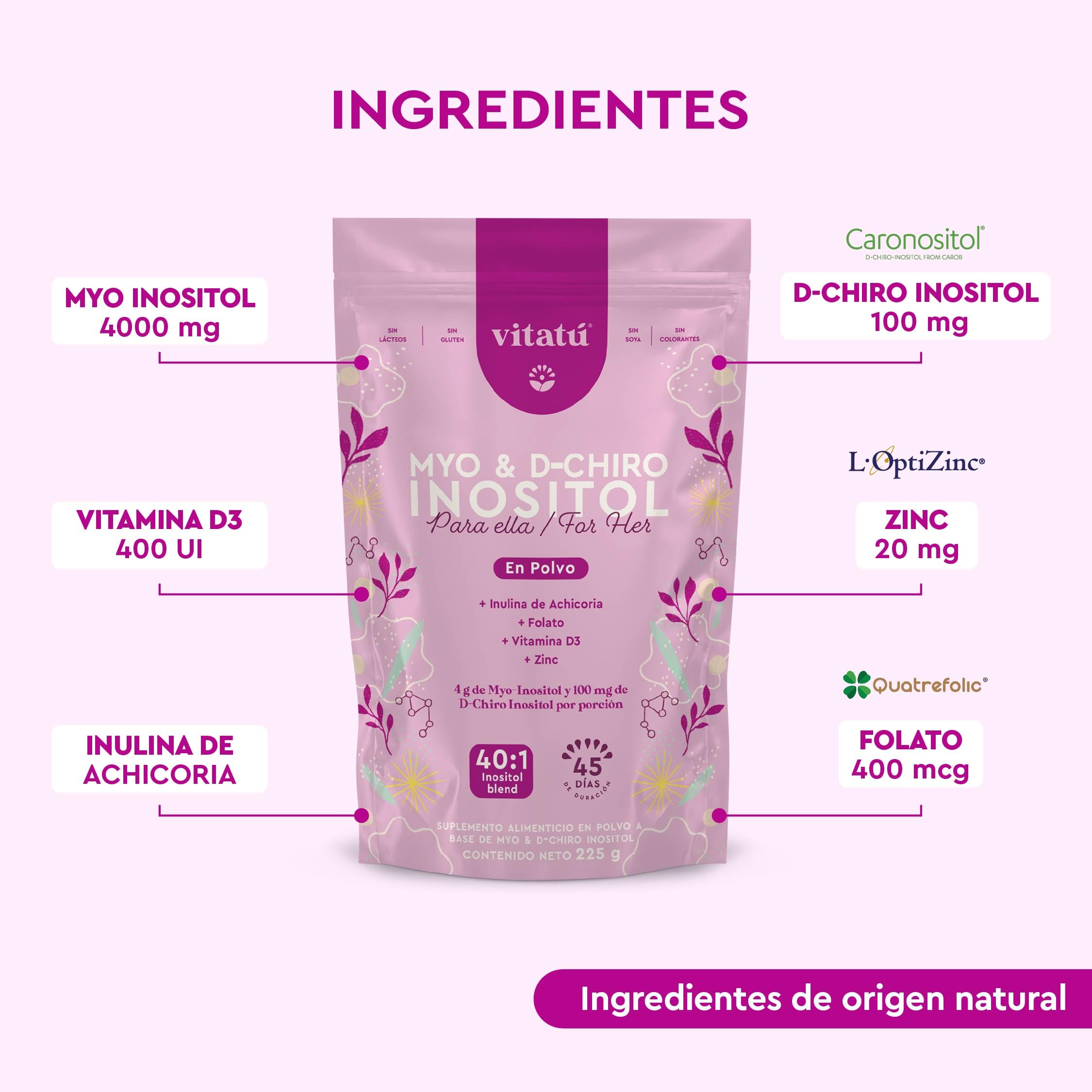 Vitatú scoop dissolving in a glass of water for a quick daily mix.