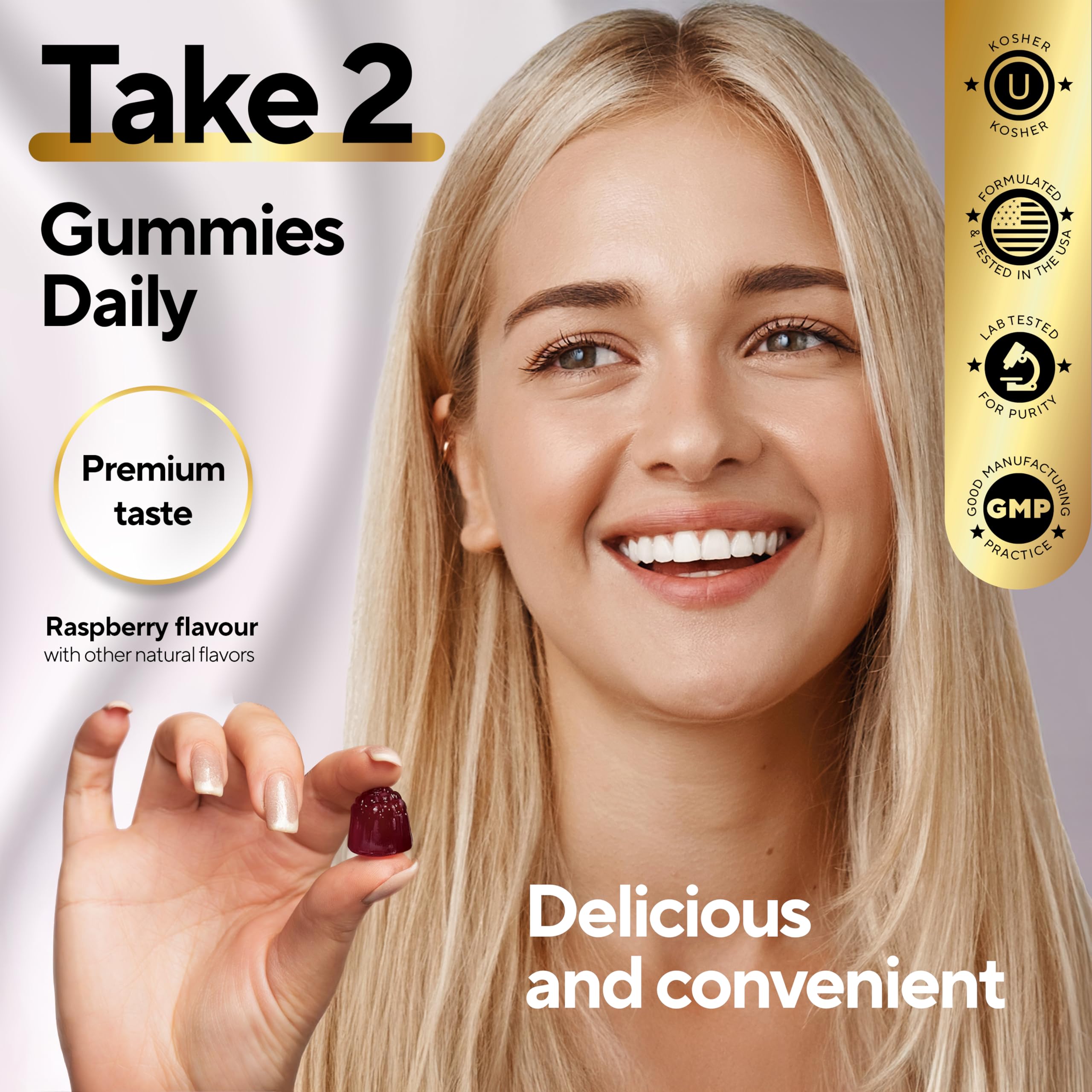 VitaUp Biotin Gummies collagen-enriched formula visual