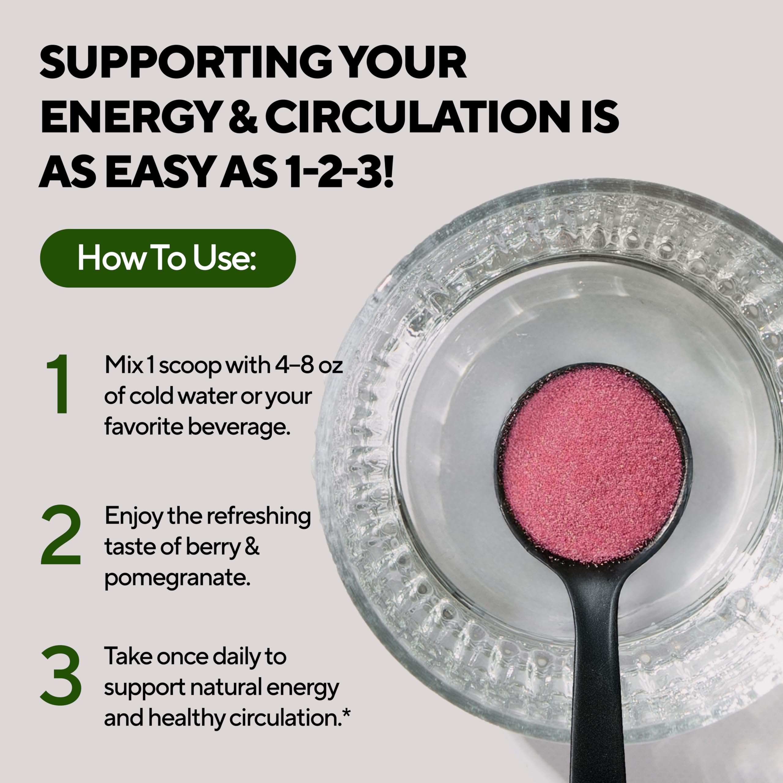 Powder dissolving easily in water for quick daily nutrition with VitaUp.