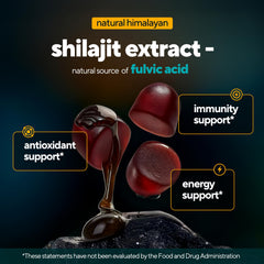 VitaUp Himalayan Shilajit Gummies raspberry-watermelon flavor close-up for tasty energy.