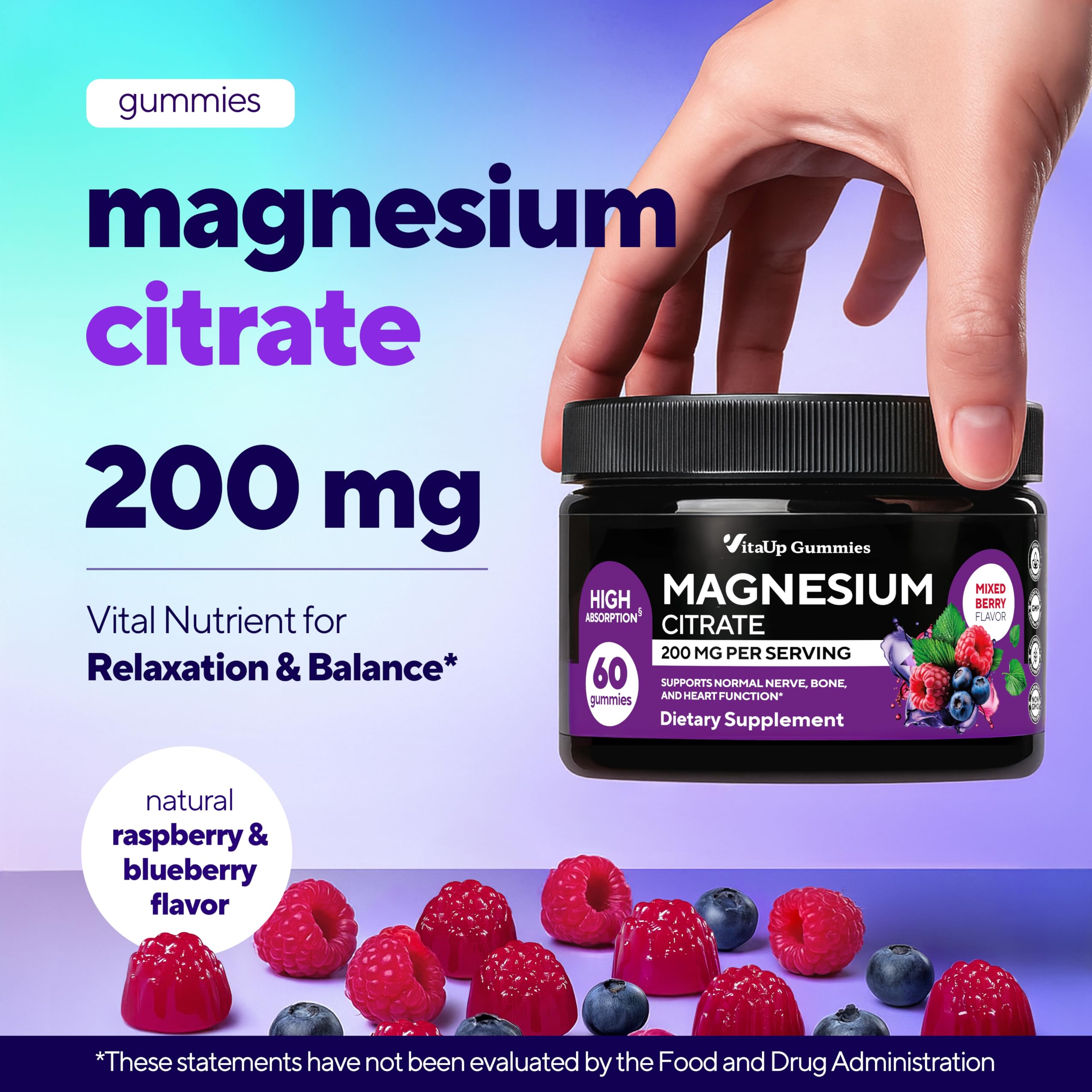 VitaUp two-chew daily ritual promotes bone health as part of a balanced routine.