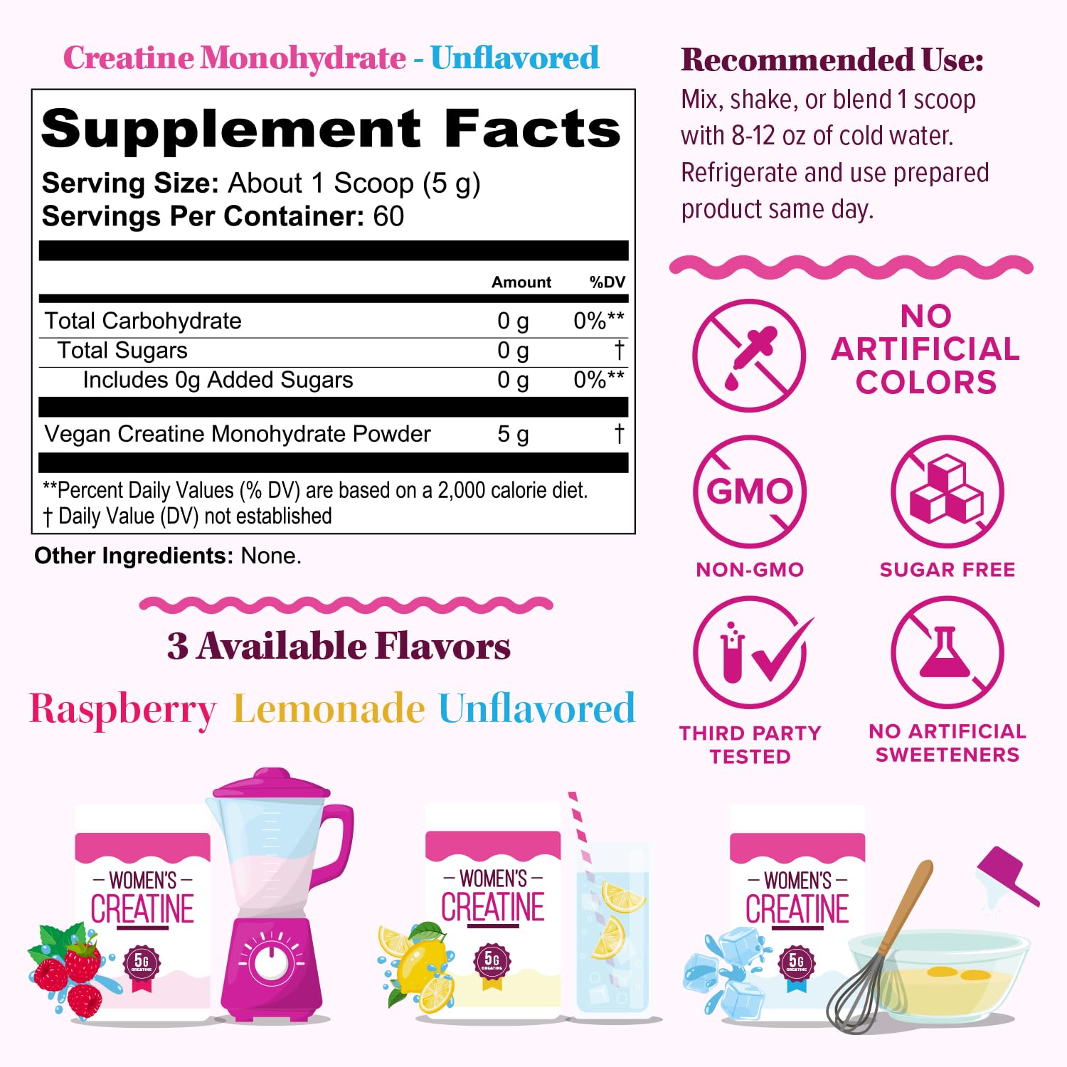 Creatine powder blending into water for quick, clean workout boost