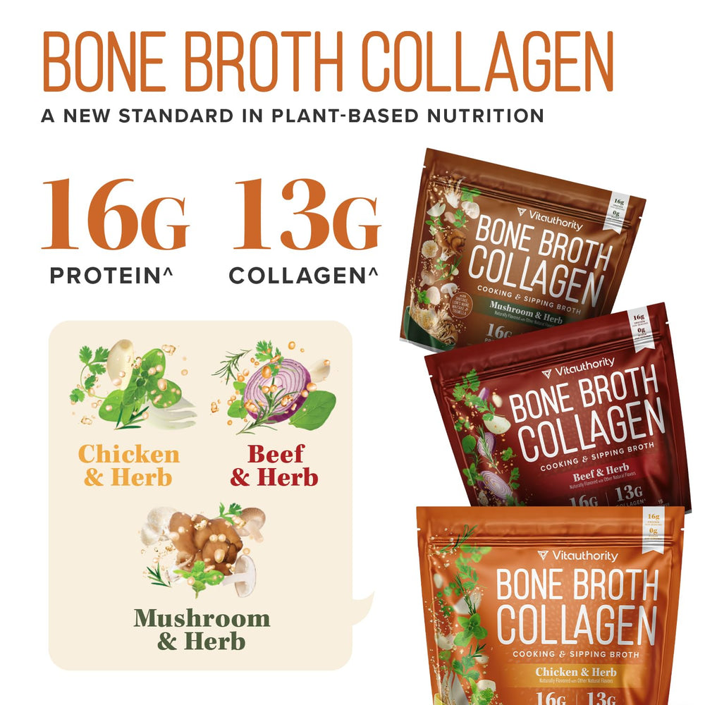 Vitauthority Hot Water Mix demonstrates cozy collagen-rich beverage preparation