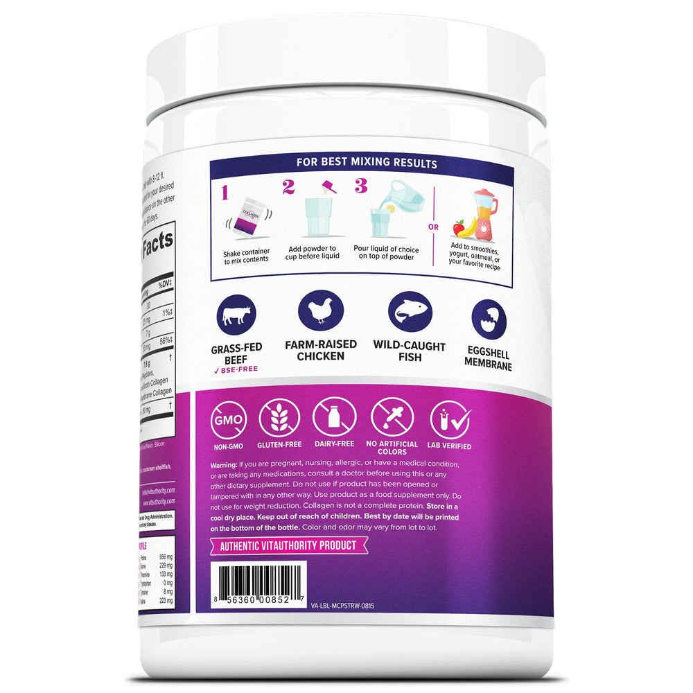 Vitauthority pink lemonade serving shows a refreshing daily shake option.