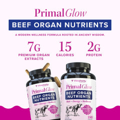 Vitaauthority Primal Glow Kidney capsules for metabolism and resilience.