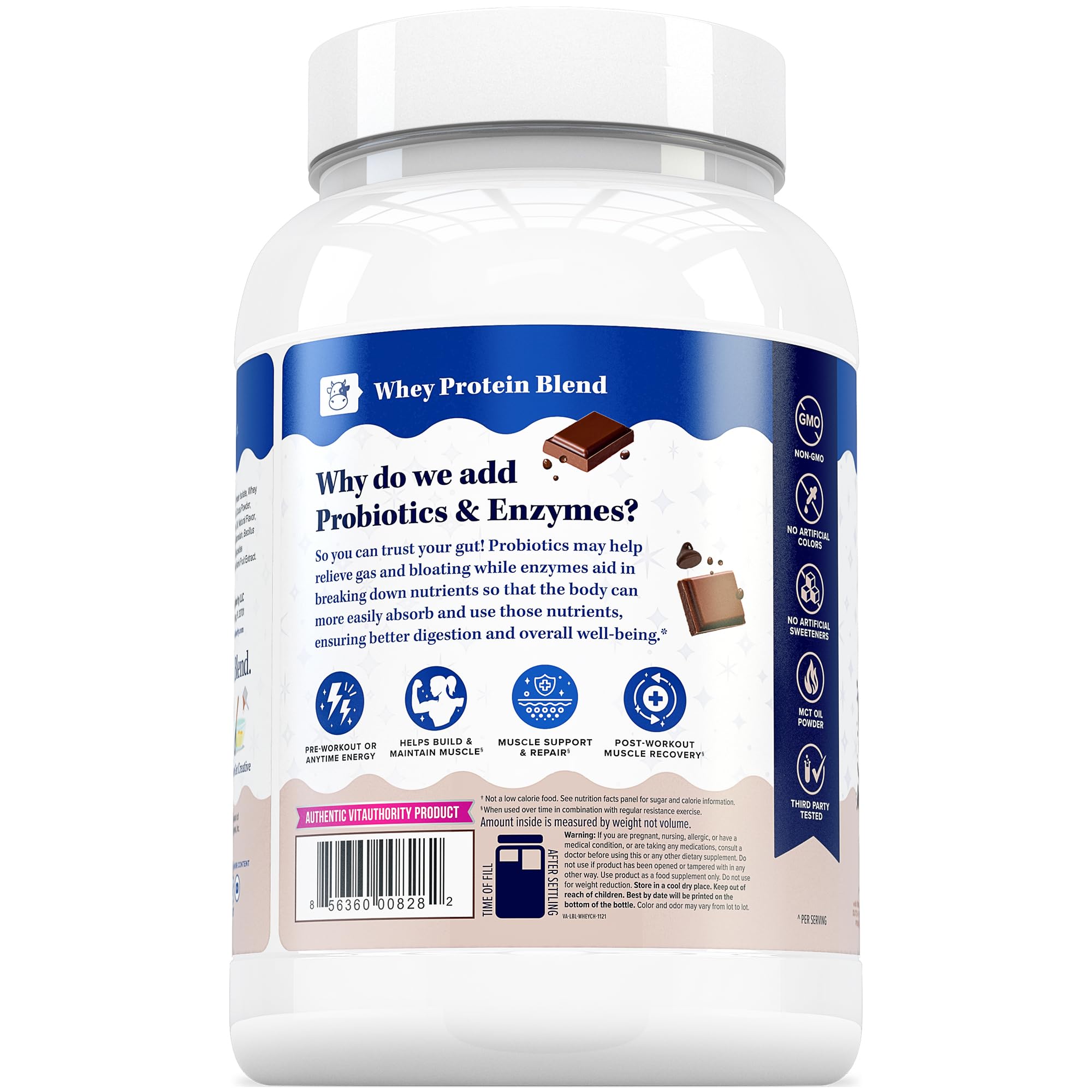 Vitauthority Whey daily nutrition setup supporting steady protein intake.