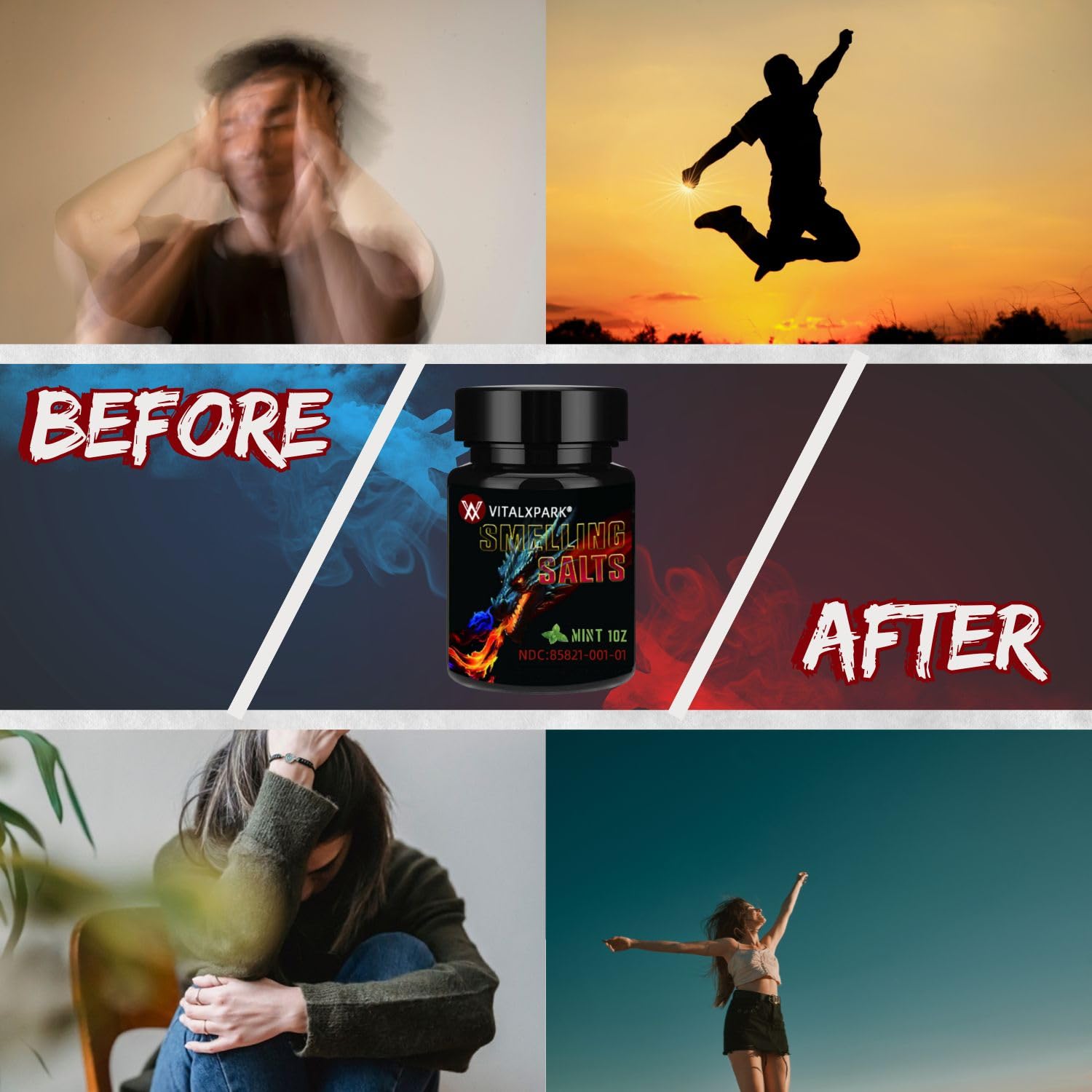 VitalXpark salts athlete-training-session ready for high intensity workouts and quick focus.