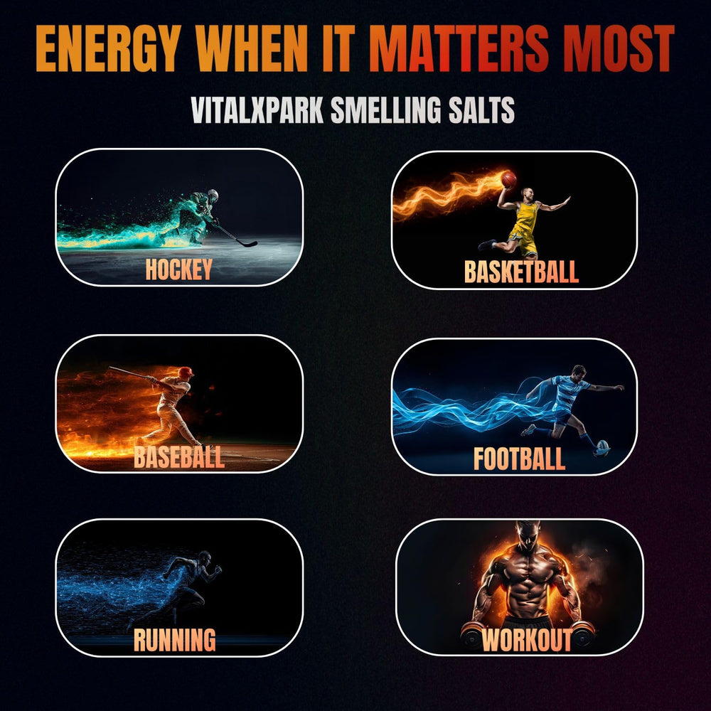 VitalXpark salts pre-competition prep ready to open inhale and get in the zone.