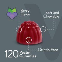 Two gummies serving to support daily wellness routine.