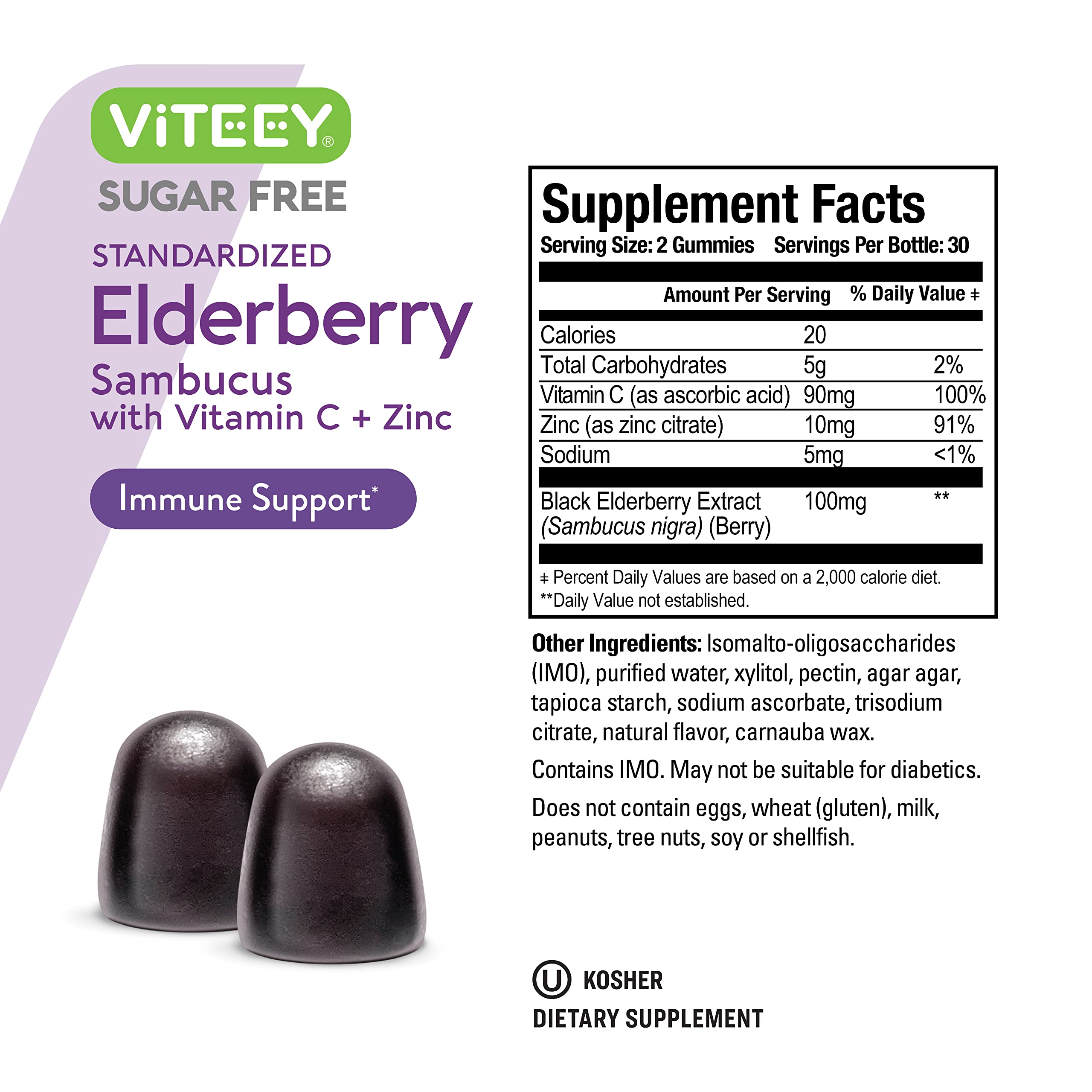 Open bottle with gummies ready for a convenient daily dose