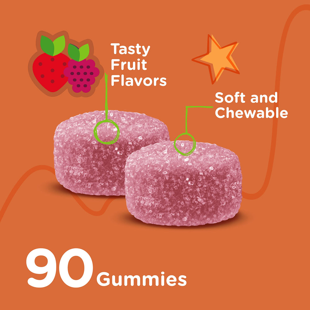 Viteey Kids Calcium Gummies daily-dose idea highlighting simple routine